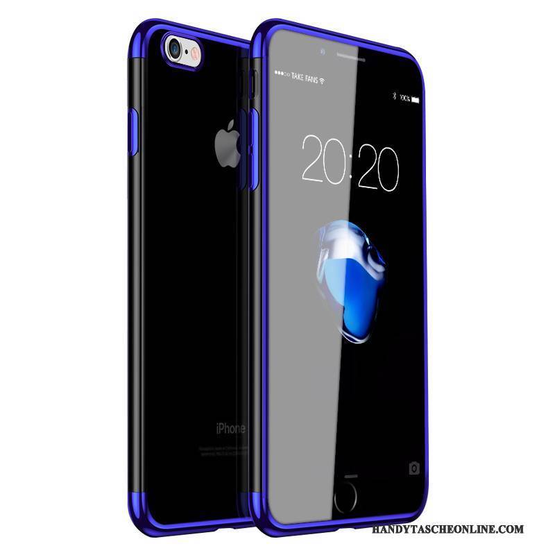 Hülle iPhone 6/6s Taschen Blau Anti-sturz, Case iPhone 6/6s Schutz Transparent Trend