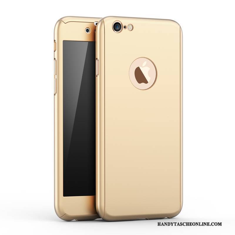 Hülle iPhone 6/6s Taschen Gold Anti-sturz, Case iPhone 6/6s Nubuck Trend