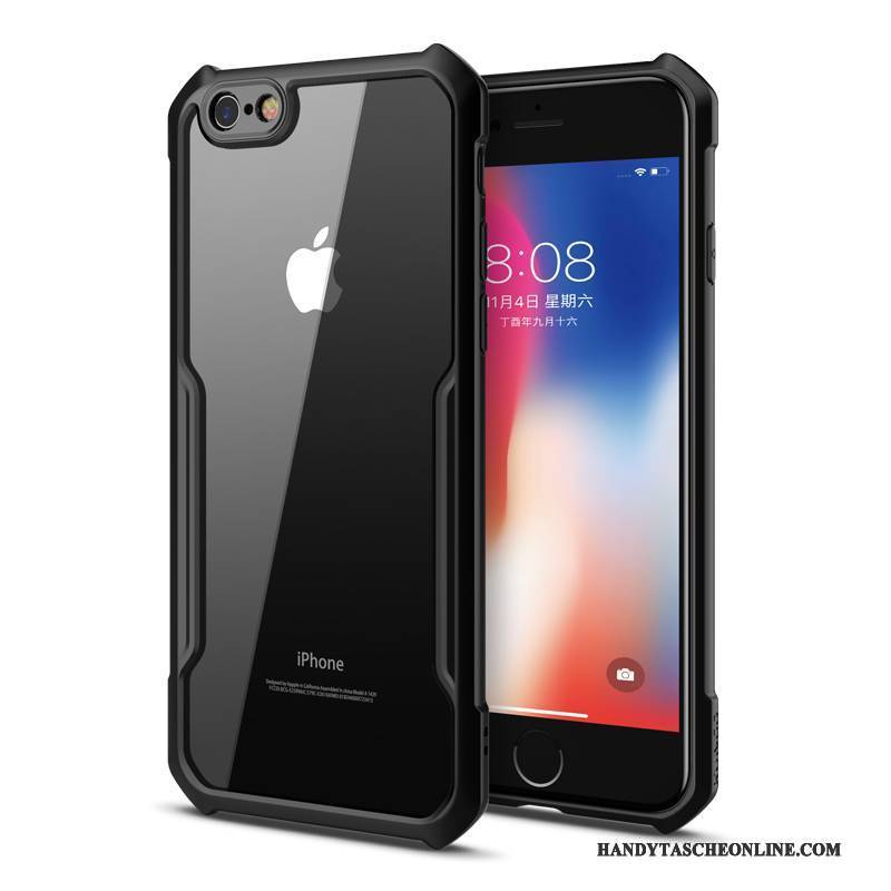 Hülle iPhone 6/6s Taschen Transparent Schlank, Case iPhone 6/6s Silikon Schwarz Persönlichkeit