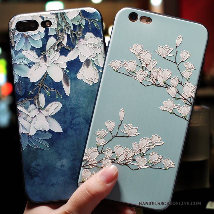 Hülle iPhone 7 Schutz Lichtfarbe Blau, Case iPhone 7 Weiche Handyhüllen Neu