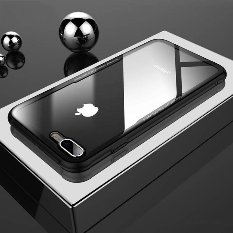 Hülle iPhone 7 Silikon Neu Gehärtetes Glas, Case iPhone 7 Membran Handyhüllen