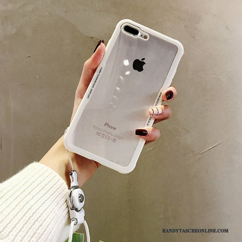 Hülle iPhone 8 Kreativ Transparent Anti-sturz, Case iPhone 8 Schutz Trendmarke Hängende Verzierungen