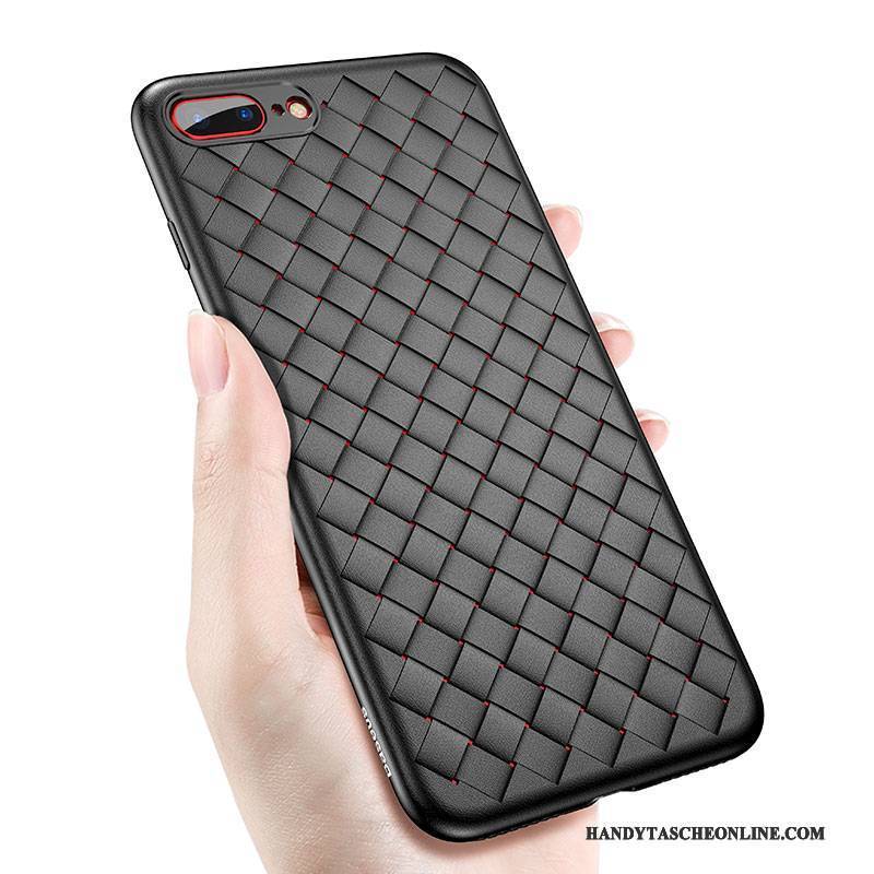 Hülle iPhone 8 Plus Silikon Handyhüllen Schwarz, Case iPhone 8 Plus Kreativ Schlank Neu