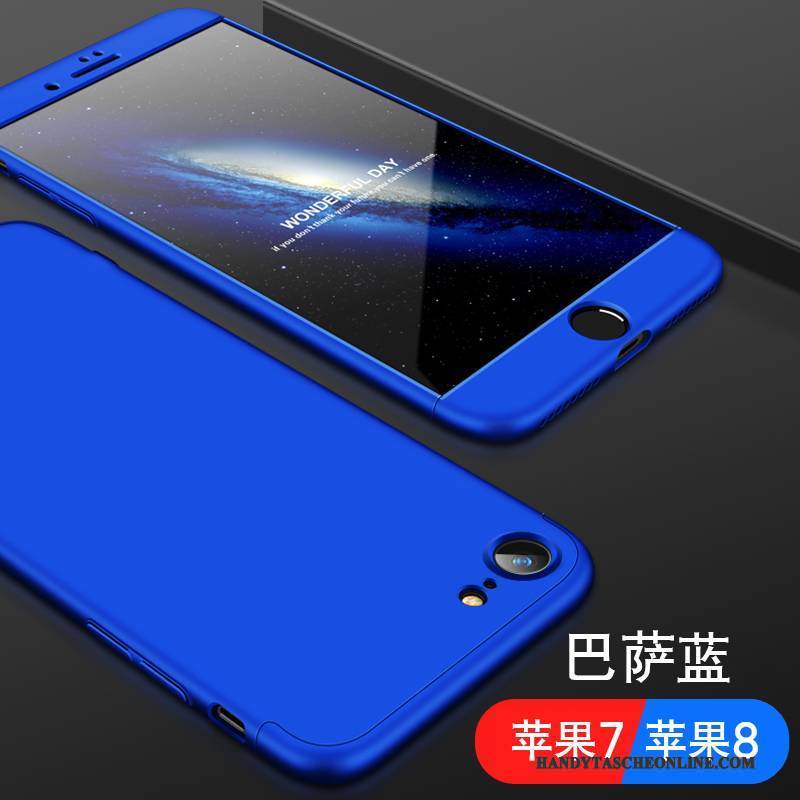 Hülle iPhone 8 Plus Taschen Blau Anti-sturz, Case iPhone 8 Plus Schutz Handyhüllen