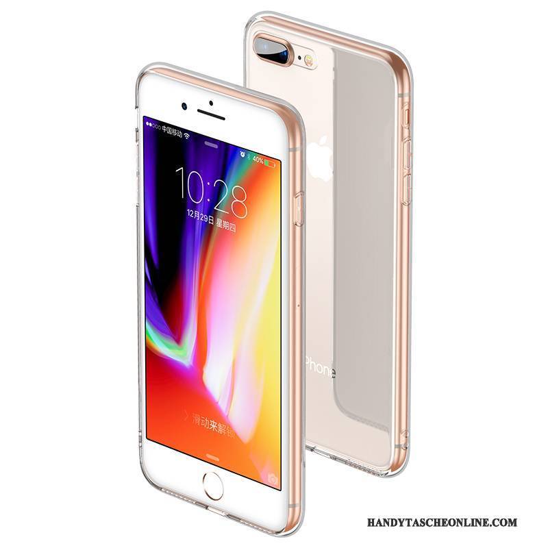 Hülle iPhone 8 Plus Taschen Spiegel Handyhüllen, Case iPhone 8 Plus Transparent Muster