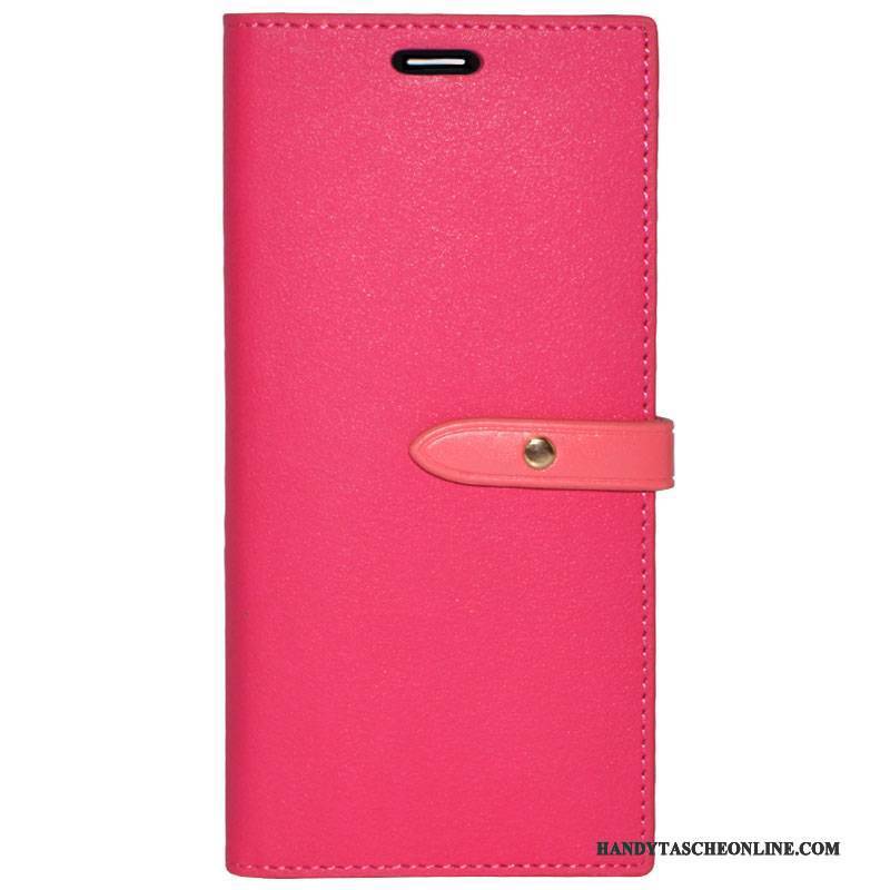 Hülle iPhone 8 Plus Weiche Rot Handyhüllen, Case iPhone 8 Plus Folio Trend