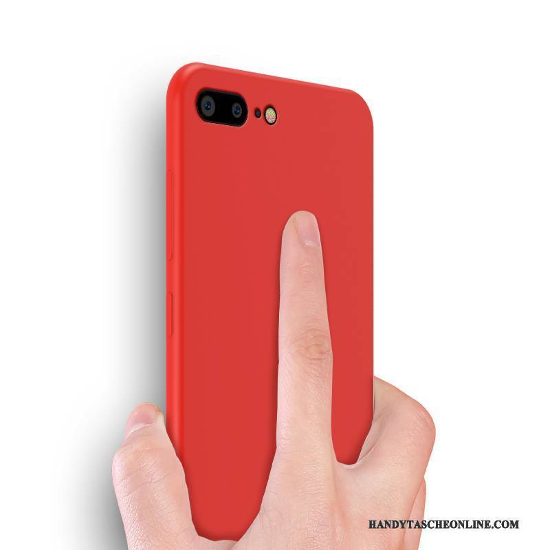 Hülle iPhone 8 Schutz Trend Rot, Case iPhone 8 Weiche Gelb Handyhüllen