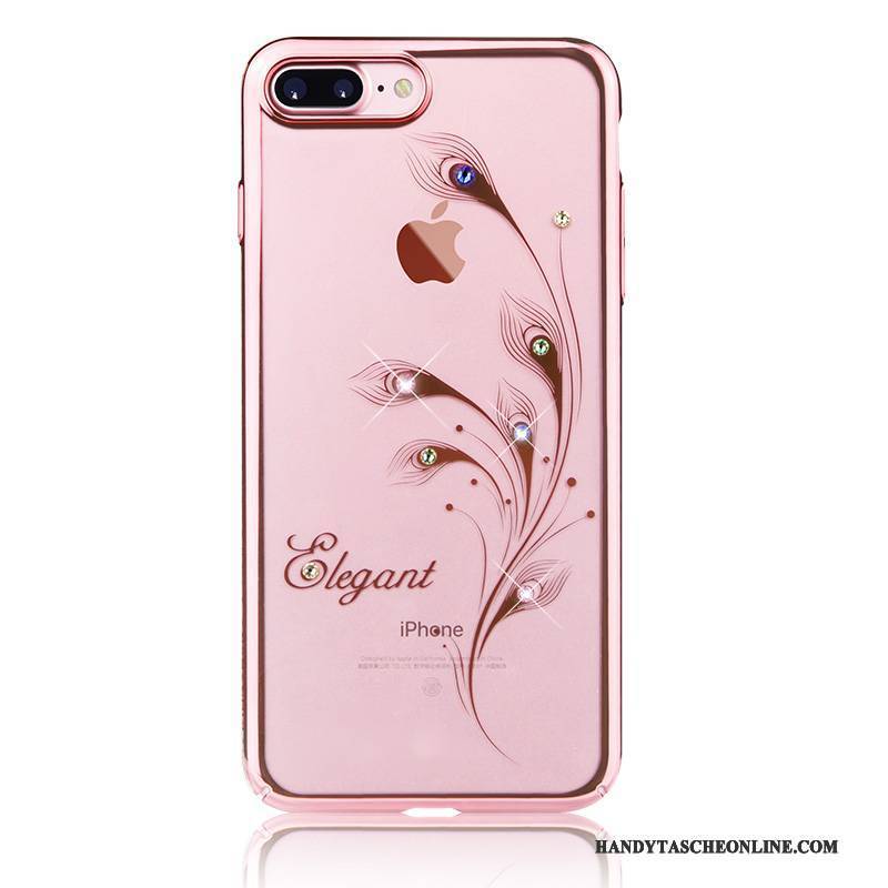 Hülle iPhone 8 Strass Trend Rosa, Case iPhone 8 Luxus Neu Elegant