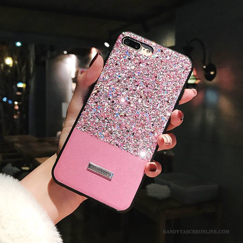 Hülle iPhone X Kreativ Trend Handyhüllen, Case iPhone X Strass Pulver Mischfarben