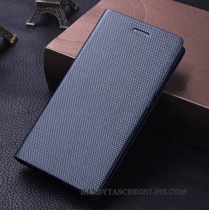 Hülle iPhone X Taschen Handyhüllen Trendmarke, Case iPhone X Folio Blau Persönlichkeit