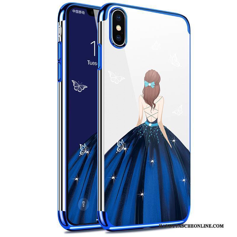 Hülle iPhone X Taschen Neu Handyhüllen, Case iPhone X Weiche Blau Schlank