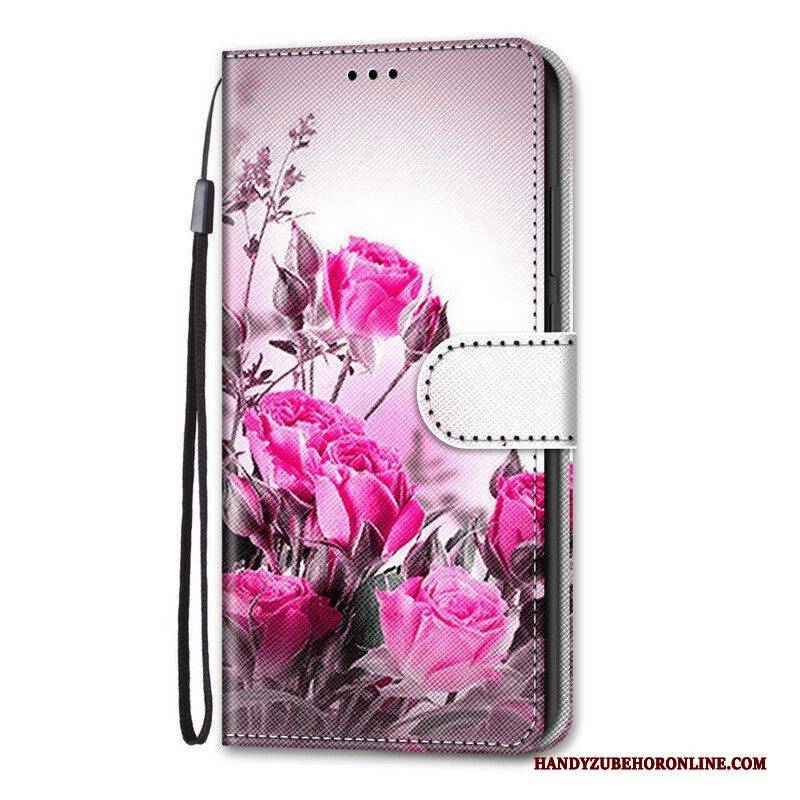 Lederhüllen Für Samsung Galaxy S21 Plus 5G Magische Blumen