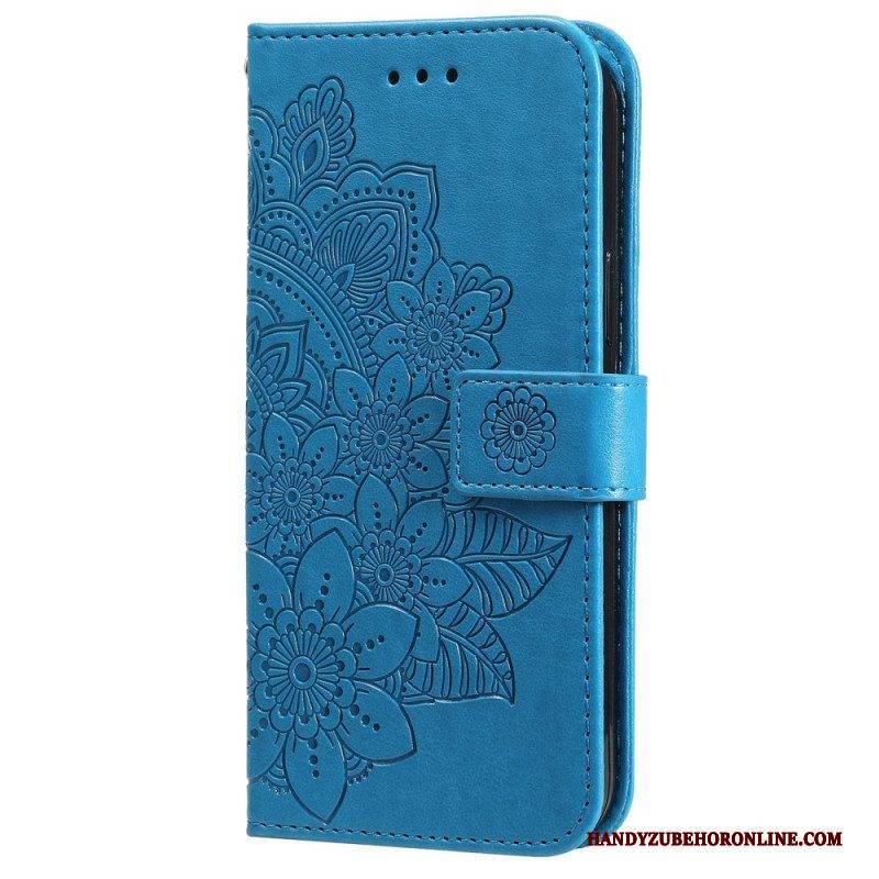 Lederhüllen Für Samsung Galaxy S22 Ultra 5G Blumen-mandala