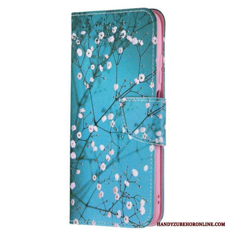 Lederhüllen Für Xiaomi Redmi Note 10 5G Blütenbaum