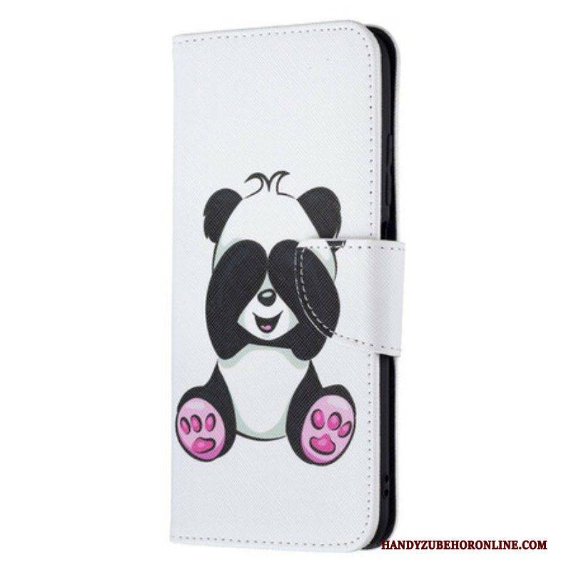 Lederhüllen Für Xiaomi Redmi Note 10 5G Panda-spaß