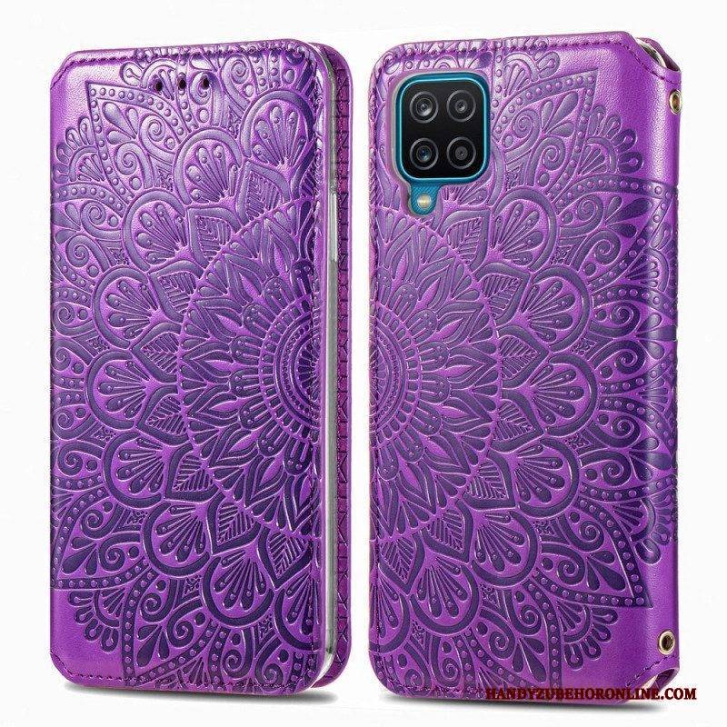 Schutzhülle Für Samsung Galaxy M12 / A12 Flip Case Mandala