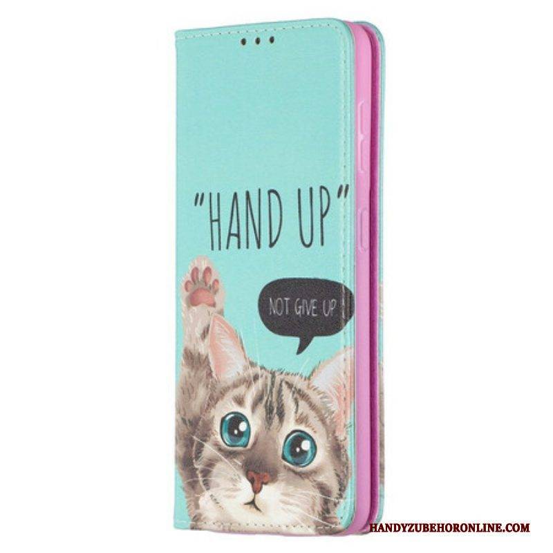 Schutzhülle Für Samsung Galaxy S21 5G Flip Case Hand-up