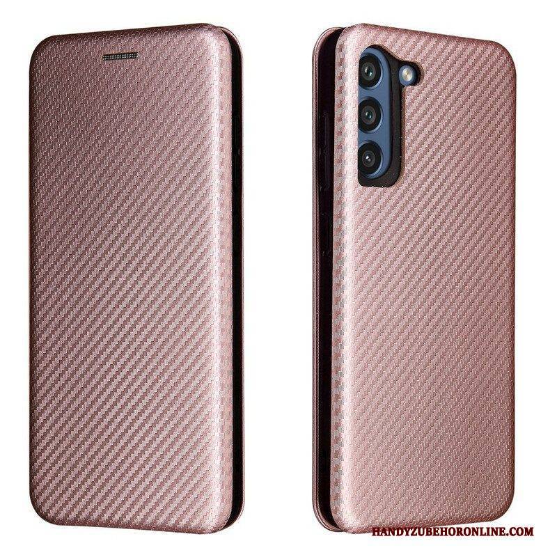 Schutzhülle Für Samsung Galaxy S21 FE Flip Case Kohlefaser