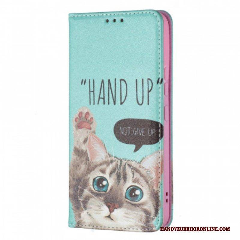 Schutzhülle Für Samsung Galaxy S22 5G Flip Case Hand-up