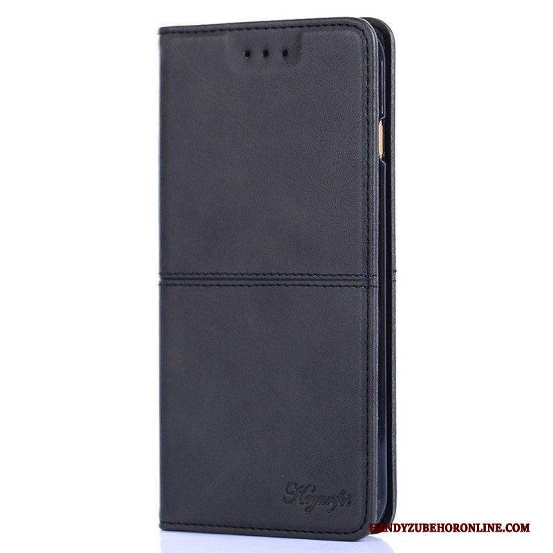 Schutzhülle Für Samsung Galaxy S22 5G Flip Case Stil Leder Couture