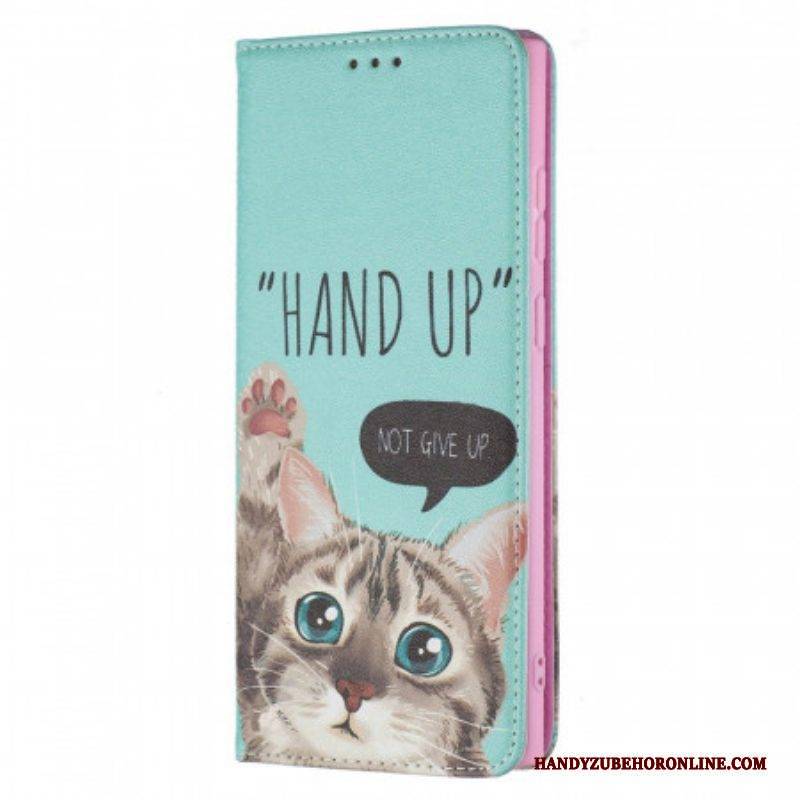 Schutzhülle Für Samsung Galaxy S22 Ultra 5G Flip Case Hand-up