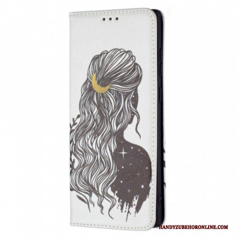 Schutzhülle Für Samsung Galaxy S22 Ultra 5G Flip Case Schöne Haare