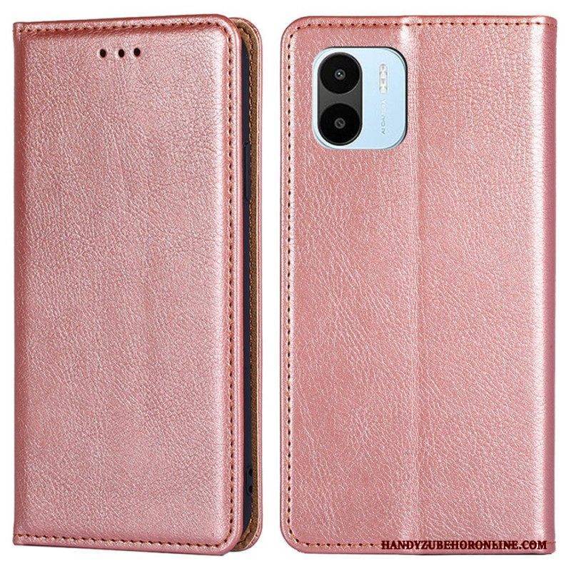 Schutzhülle Für Xiaomi Redmi A1 Flip Case Nähte Aus Kunstleder