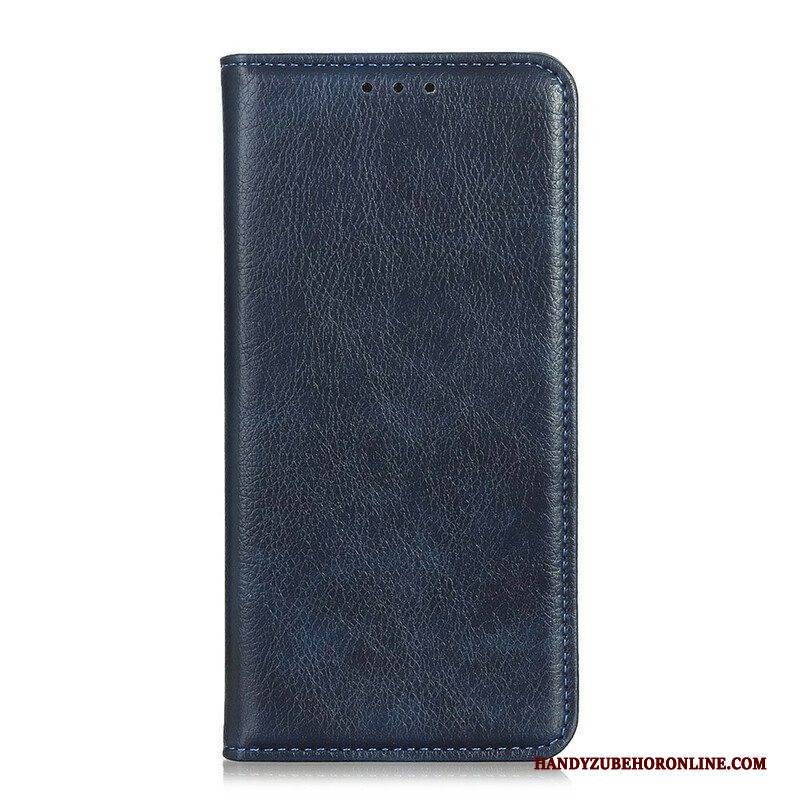 Schutzhülle Für Xiaomi Redmi Note 10 5G Flip Case Litschi-spaltleder-textur