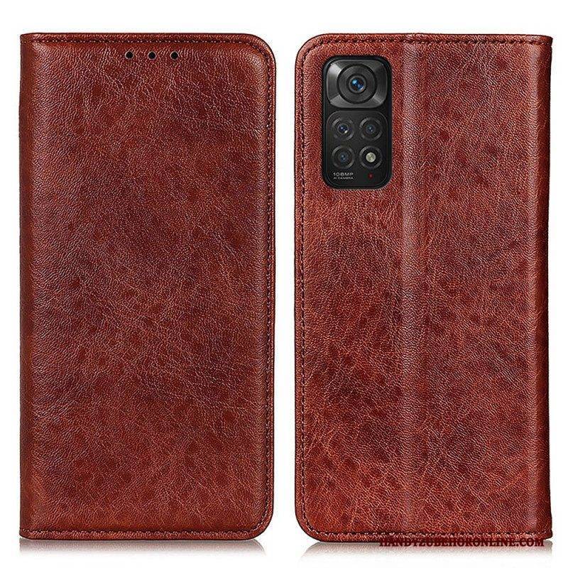 Schutzhülle Für Xiaomi Redmi Note 11 / 11S Flip Case Lederstruktur