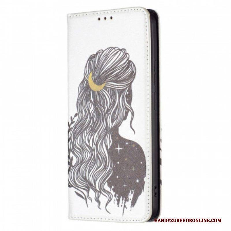 Schutzhülle Für Xiaomi Redmi Note 11 Pro Plus 5G Flip Case Schöne Haare