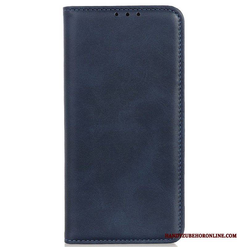 Schutzhülle Für iPhone 14 Flip Case Elegantes Spaltleder