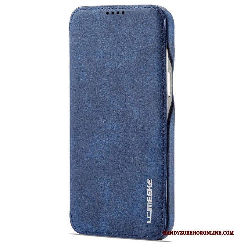 Schutzhülle Für iPhone 14 Pro Max Flip Case Lc.imeeke Ledereffekt